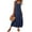 Navyblue, variant on TEMOFON Womens Casual Maxi Sundress Summer Beach Dress Scoop Neck Sleeveless Loose Tank Dresses with Pockets