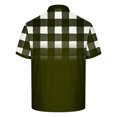 thumbnail image 5 of BiZtdJrK Men's Big and Tall Polos Shirts Fashion Plaid Printed Golf Shirts Casual Short Sleeve Button Lapel Tennis Tops 2025 Summer Fashion Plaid Blouse Black XL Ofertas en Walmart, 5 of 6