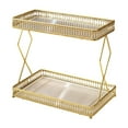 thumbnail image 2 of DOLITY Bathroom Countertop Organizer Desktop Storage Rack for Lotion Skincare Spice double layer, 2 of 8