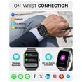 thumbnail image 2 of Refurbished Mingdaln G39dianduhei Smart Watch, 1.85-Inch HD Touch Screen, Black, 2 of 3