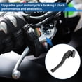 thumbnail image 3 of Unique Bargains Short Brake Clutch Levers for Kawasaki Z650 2017-2023 6 Position Adjustable Motorcycle Handlebar Brake Lever Aluminum Alloy Solid Black 1 Pair, 3 of 7