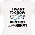 thumbnail image 4 of Inktastic I Want To Grow up To Be a Dentist Like My Mommy Boys or Girls Long Sleeve Baby Bodysuit, 4 of 5