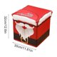 thumbnail image 3 of Caja de Almacenamiento Navideña con Forma de Taburete | Organizador de Juguetes Rojo de Tela No Tejida | 30 X 32 Cm | Plegable y Ligera | Almacenamiento para Juguetes y Regalos Infantiles, 3 of 6