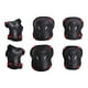 thumbnail image 4 of Equipo de protección para patinetas, protectores de brazos y rodilleras, para niños y adultos Rojo negro, 4 of 9
