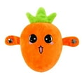 thumbnail image 1 of Poupée en Peluche Forme de Fruit Interaction Heureuse Sensible au Toucher Son Riche Divertissement Fraise Banane Carotte Jouet Musical Interactif pour Enfants, 1 of 10