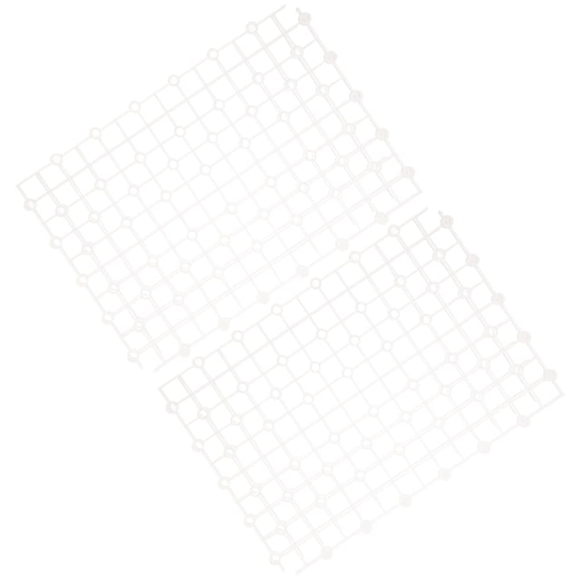 WEUVEB 2Ud De Grava Transparente Para Acuario Con De Múltiples Orificios Y Superficie Lisa