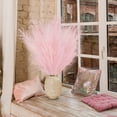 thumbnail image 3 of 8 Pcs 97cm Faux Pampas Grass Decor Tall Fake Pompas Grass Large Floral Fluffy Branches Floor Vase Filler for Home Decor Pink, 3 of 6