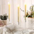 thumbnail image 5 of Candle Holders Bulk Taper Candlesticks Holders Set Modern Decorative Metal Candelabras for Wedding Anniversary Home Dinning Table Centerpiece Xmas Party Decor(Matte White,15 Pcs), 5 of 14