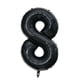 thumbnail image 5 of Papel de globo negro número 18, 40 pulgadas, globo negro de cumpleaños número 18, decoraciones de cumpleaños, 5 of 5