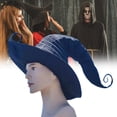 thumbnail image 1 of Sombrero De Bruja Con Hechizo Negro, Sombrero De Fieltro De Bruja Con Hechizo Negro Para Halloween, Accesorios De Cosplay Para Halloween, Fiesta Y Carnaval Kearding AP005993-00, 1 of 6