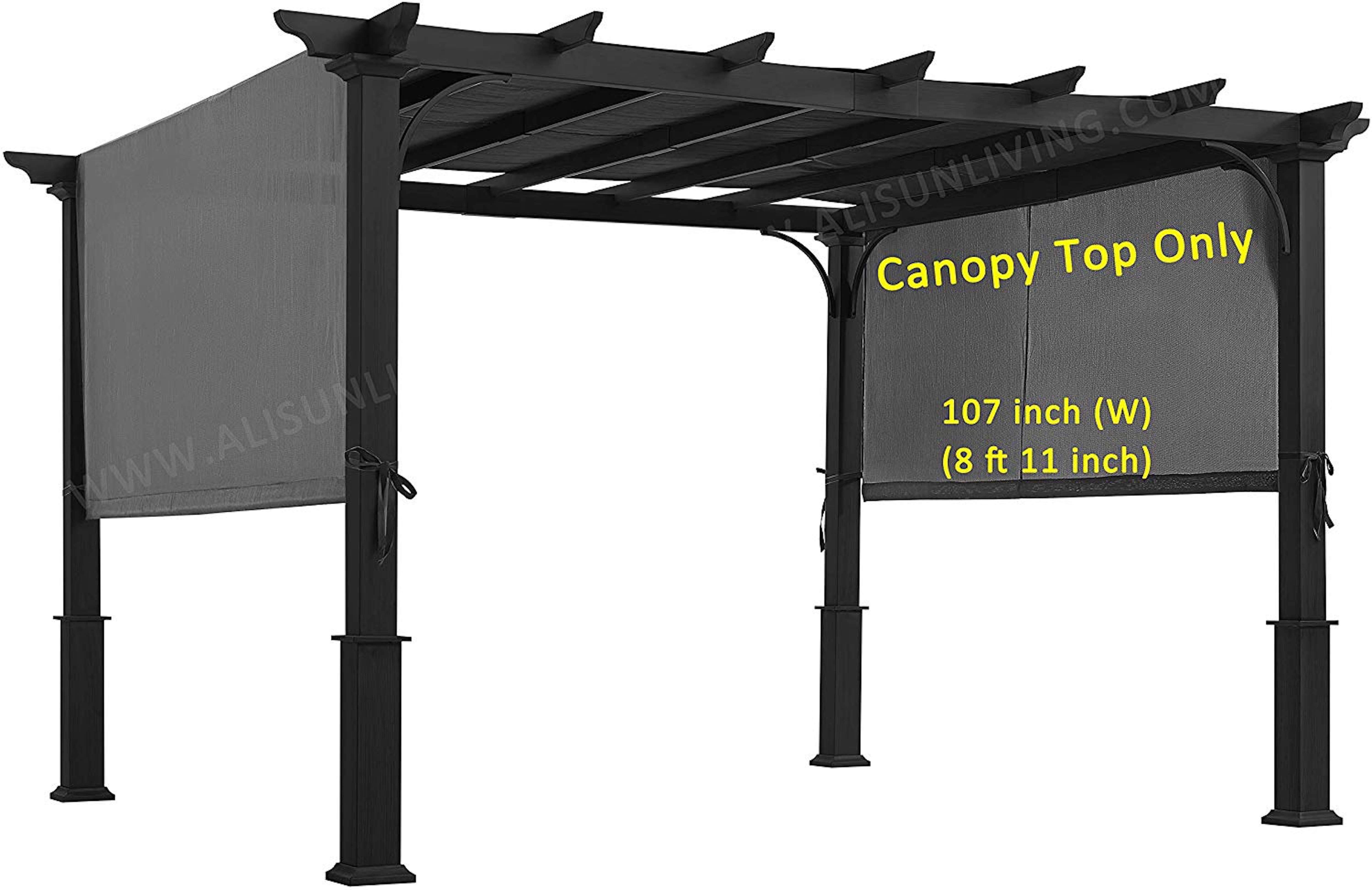 Sling Canopy (with Ties) for The Lowe's Garden Treasures 10 Ft. x 10 Ft. Pergola SJ110 & TP15