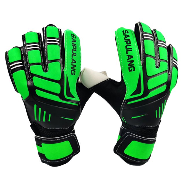 Guantes Portero Fútbol Dedos Completos PU Accesorios Deportivos ( 7) Azul JShteea Para Estrenar