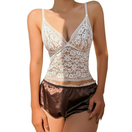 

Yubnlvae New Fashion Lace Lingerie Underwear Sleepwear Steel Ring Pajamas Garter