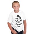 thumbnail image 5 of Vintage Keep Calm Video Game On Nerd Crewneck T Shirts Boy Girl Teen Brisco Brands L, 5 of 6