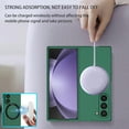 thumbnail image 3 of Magnrtic For Samsung Galaxy Z Fold 7 Phone Case,Compatible with Mag-safe,Ultra Slim Thin Shockproof Hard Protective Lightweight Anti-Scratch Rugged Thin Fit Phone Case,Darkgreen, 3 of 4
