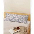 thumbnail image 5 of Country Retro Floral Botanical Plant Body Pillow Cover, Pillowcase Protectors with Zipper, Breathable Decorative Throw Pillow Case Cover, Pillow Shams for Couch Sofa 20x60Inch, 5 of 7