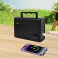 thumbnail image 6 of 6.89*2.95 Freestanding Power Generator Solar Generator with Bulbs for Camping, Residential, 6 of 19
