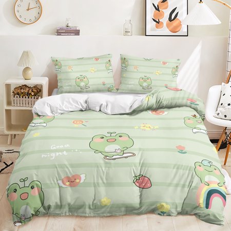 Hosima 3 Piece 3D Digital Printed Duvet Cover Full Size Bedroom Decorative Bedding Set,DEX42-Full