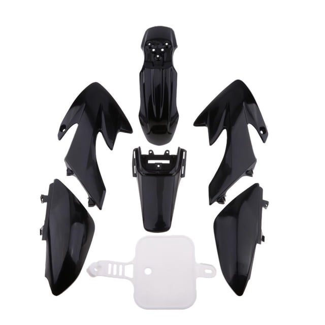 Guardabarros de plástico shamjiam Kit de carenado para CRF50 Bike 50CC 120CC 125CC negro