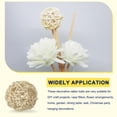 thumbnail image 4 of Uxcell 6 Pcs Bolas de Mimbre de Ratan de 2.4 Pulgadas para Relleno de Jarrones para Bodas, Fiestas y Decoración del Hogar, Madera, 4 of 5