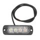 thumbnail image 3 of Luz 12V 4LED luz estroboscópica amarillo blanco lámpara de señal de advertencia IPX-4 impermeable para coche motocicleta camión ANGGREK Otros, 3 of 8