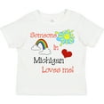 thumbnail image 3 of Inktastic Someone in Michigan Loves Me Boys or Girls Toddler T-Shirt, 3 of 5