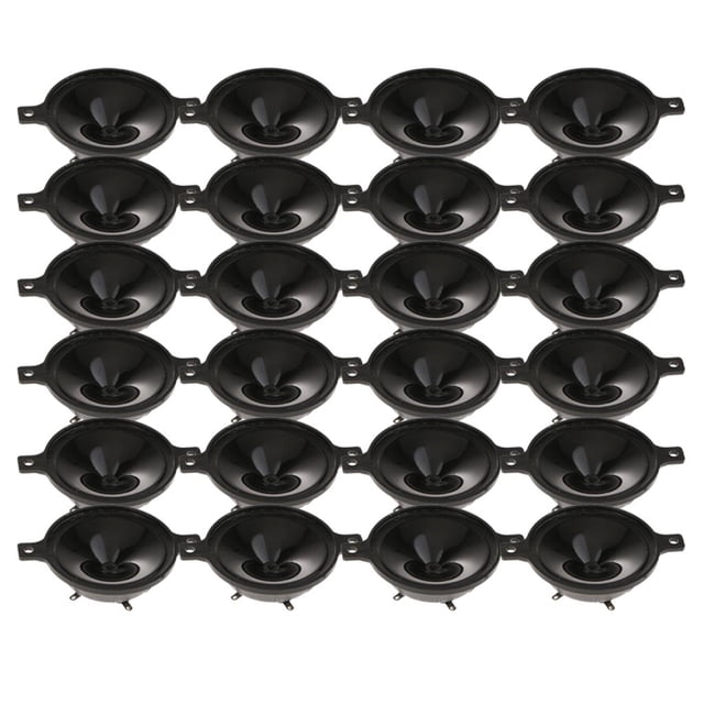 piezoeléctrico de 24 piezas, de alto de 2 pulgadas, zumbador de bricolaje negro Macarena Bocina piezoeléctrica de tweeter