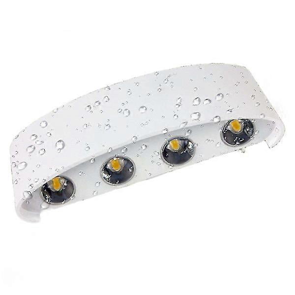 Lamps 8W LED Wall Lamp Sconce IP68 Waterproof Outdoor Wall Light Up Down Wall Lighting Warm White