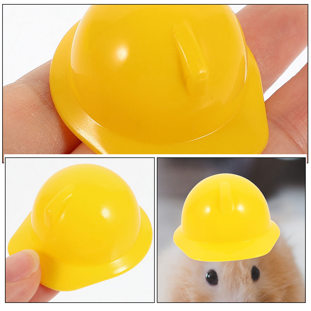 Mini Construction Hat Plastic Safety Hallowee Little Spot Halloween Child Pet 60 Pcs - image 2 of 6
