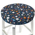 thumbnail image 6 of Goofa Ball Sports Printed Stool Covers Round, Waterproof Round Bar Stool Covers Anti-Slip Round Bar Stool Seat Cover with Elastic Bands Durable -14 inch, 6 of 7