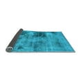 thumbnail image 2 of Ahgly Company Indoor Rectangle Abstract Light Blue Modern Area Rugs, 2' x 3', 2 of 4