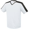 thumbnail image 1 of Maillot de Foot Genesis Jeune&44; Blanc & Noir - Grand, 1 of 1