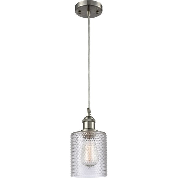Innovations Lighting - Cobleskill-One Light Semi-Flush Mount-5 Inches Wide by 8