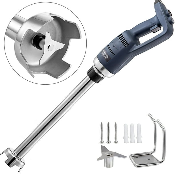 VEVOR Commercial Immersion Blender 500W Power, Hand Held Mixer with 19.