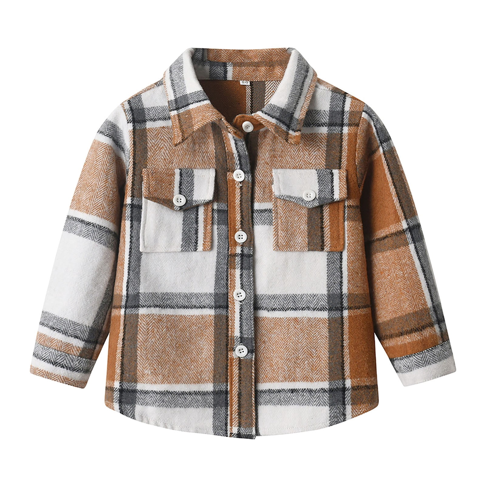 Camicia in flanella a quadri gialli