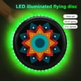 thumbnail image 4 of Mistaha LED Light-Up Flying Disc for Outdoor Activities - Waterproof and Durable Glow Disc Toy - Interactive Fun for Family Bonding - Lightweight and Portable - 270mm Diameter - 175g - Black, 4 of 7