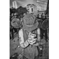 thumbnail image 2 of Santos, Carlos Grury 18x24 White Modern Wood Framed Museum Art Print Titled - London Riot 02, 2 of 4