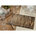 thumbnail image 2 of Saro Lifestyle Striped Water Hyacinth Placemat (Set of 4), 2 of 5