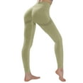thumbnail image 2 of Tittly Yoga Pants Womens Sweatpants Plus Size Yoga Dress Set With Hip Yoga Pants High Women's Waist Leggings Running Pants Yoga Pants Womens Workout Bottoms Tights for Women Mint Green M, 2 of 4