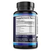 Extra Strength Nitric Oxide Booster - 3X Strength L-Arginine, Citrulline, Beta Alanine - Premium Nitric Booster Natural Energy, Muscle & Heart Support, Bottled in USA for Men & Women - 120 Capsules