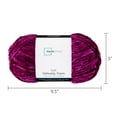 thumbnail image 4 of Mainstays Soft Velvety Yarn, 315 yd, Magenta Purple, 100% Polyester, 4 of 4