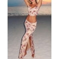 thumbnail image 3 of Coduop Women 2 Piece Outfits Sleeveless Tank Tops Split Bodycon Midi Skirt Dress, 3 of 6