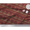 thumbnail image 2 of Soimoi Cotton Duck Fabric Leaves & Floral Artistic Printed Fabric 1 Yard 56 Inch Wide, 2 of 4