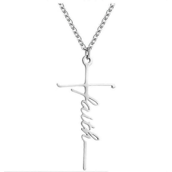 Faith Cross Necklace For Women Religious Gifts For Women Christian Jewelry Gifts For Women