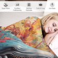 thumbnail image 3 of Soft Fleece The Whale Throw Plush Blanket Soft Fluffy Flannel Material – Home, 3 of 8