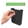 thumbnail image 5 of Silicone Phone Holder Compatible with Bogg Bag, Soft Silicone Charm Insert Accessories and Attachment for Bogg Beach Bags, Generic Portable Size Fits for iPhone and Android Phones White, 5 of 10