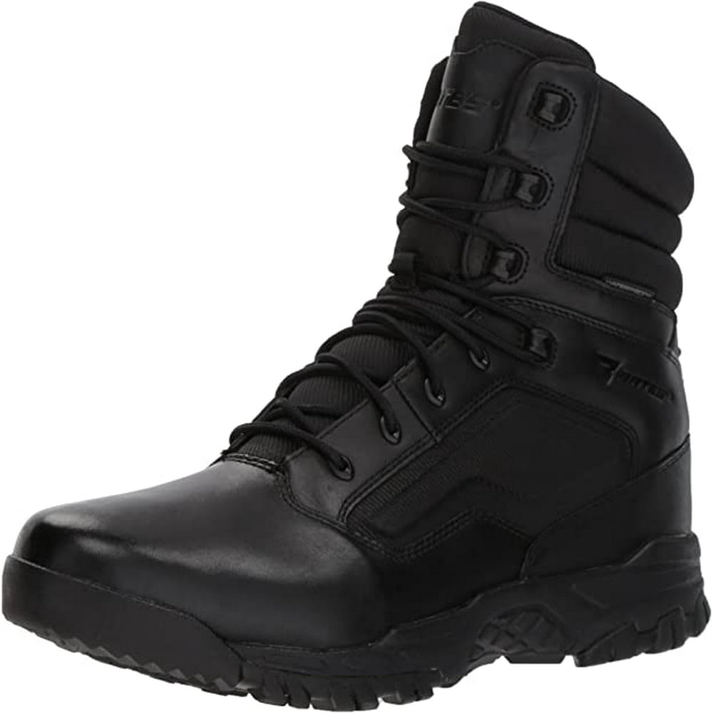 Bates Siege 8 Leather/Nylon Waterproof Side Zip Men's Boot, Black-M-14 - Walmart.com - Walmart.com