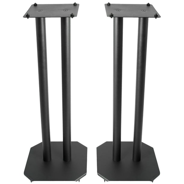 Universal Steel Floor Speaker Stands For Surround Sound Book Shelf Speakers Com Universal Steel Floor Speaker Stands, Surround Sound Speaker Stands