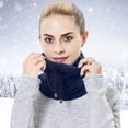 thumbnail image 1 of Women&Men Winter Slouchy Knit Warm Hats Scarf Dual Purpose Knitted Wool Hat Ear Protection Windproof Hat, 1 of 5