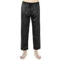 thumbnail image 4 of Tinglu Satin Men Pajama Pant Nightwear Sleepwear Trousers Soft Lounge Sleep Bottoms, 4 of 8